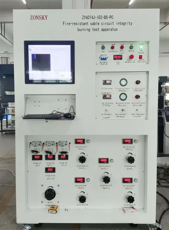 Introducing the ZY6014J-IEC-BS-PC Cables Circuit Integrity Test Apparatus 01