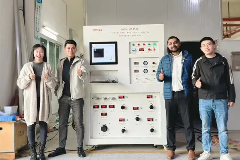 Introducing the ZY6014J-IEC-BS-PC Cables Circuit Integrity Test Apparatus